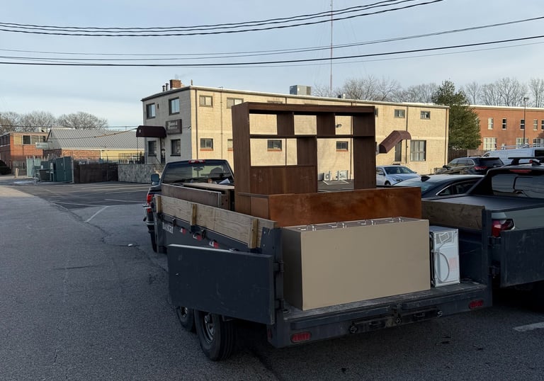 Furniture and junk removal service in Boston, Newton, Belmont, Watertown, and Waltham