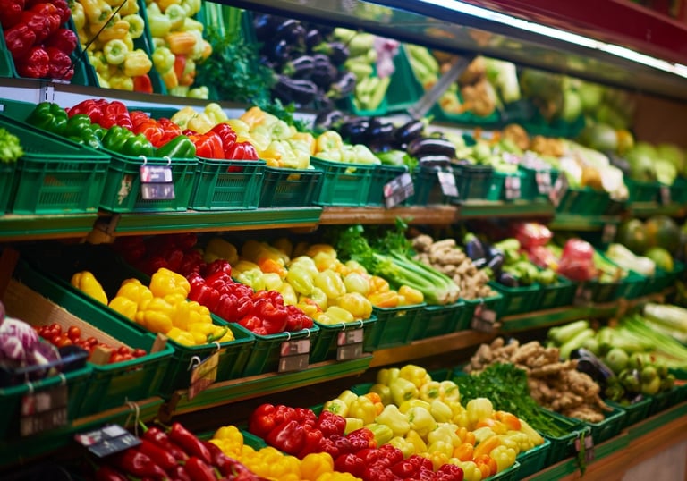 Frisches Obst und Gemüse – Zeitarbeit Lebensmittelhandel CCM Personnel