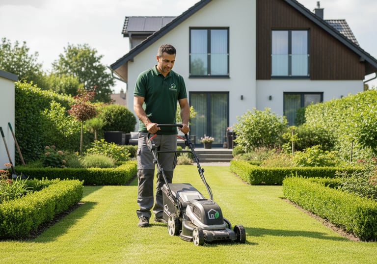 Gartenpflege in Eschenbach – Rasen mähen, Hecken schneiden und Unkraut entfernen.