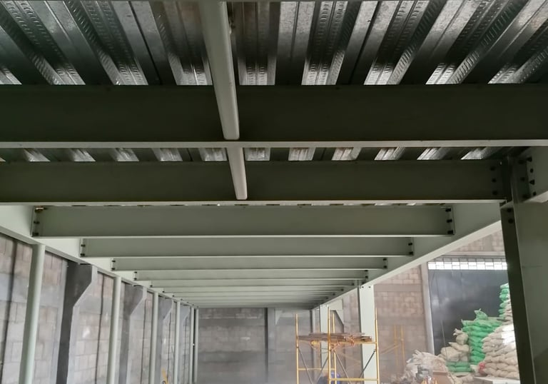 Fabricación de entrepisos metálicos