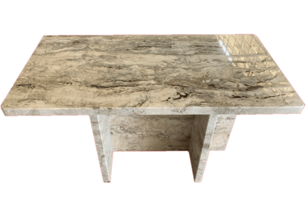 travertine coffee table