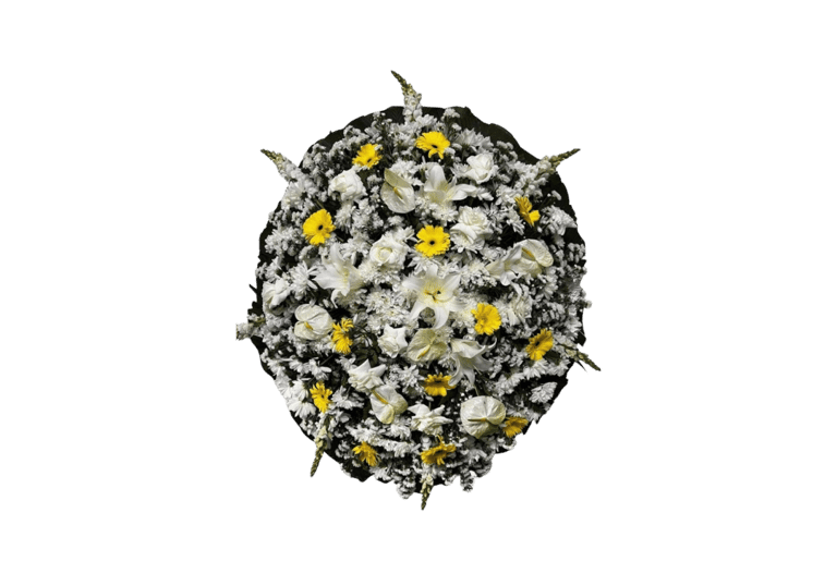 imagem mostra coroa de flores da funerária consolare são paulo