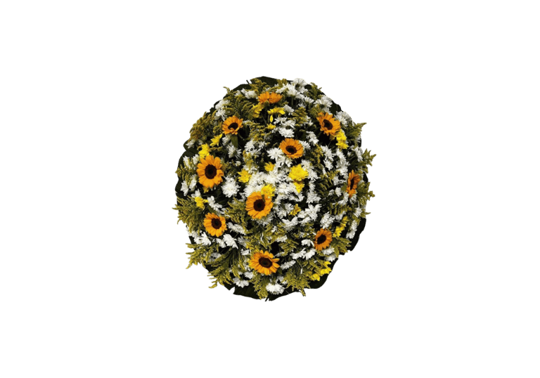 imagem mostra coroa de flores da funerária consolare são paulo