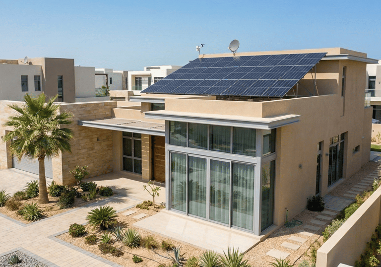 HavenVolt solar roof instalation drone image