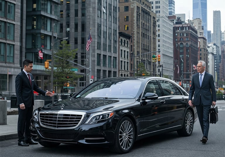 Corporate Travel First class Sedan Chauffeur Services