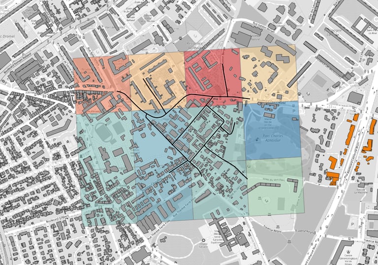 Carte de l'impact pollution population ipp pour la qualité de l'air