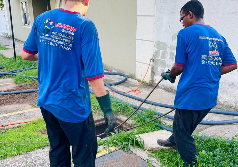 desentupimento de esgoto