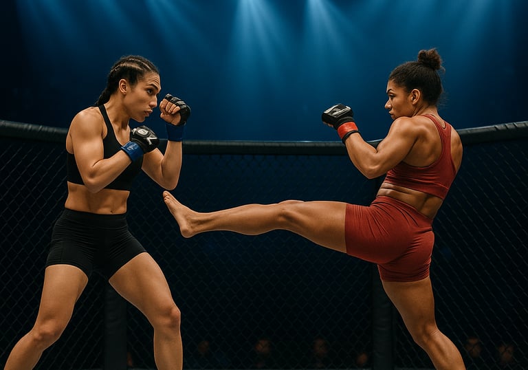 mma, combat ufc octogone combattante, victoire