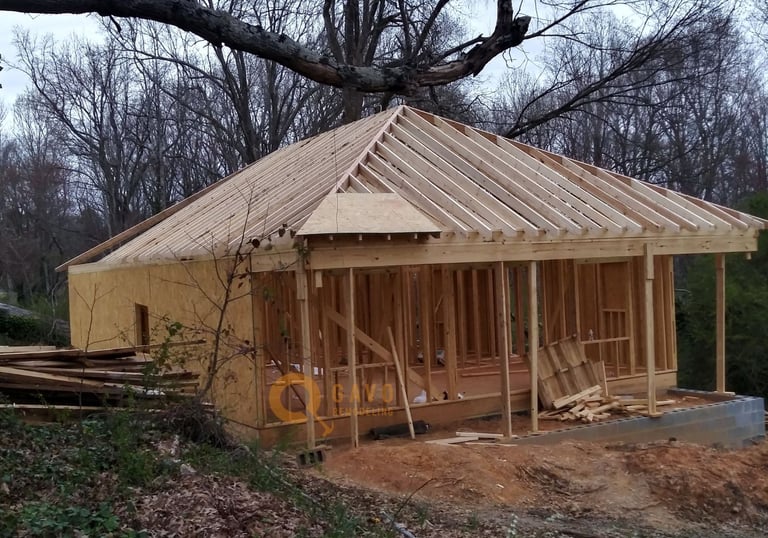 Fase de framing en casa nueva – Gavo Remodeling