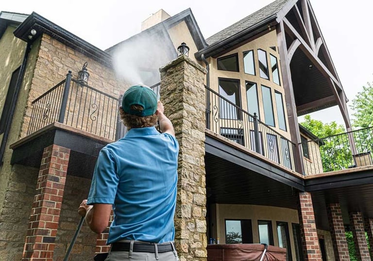 house soft wash in Fort Worth