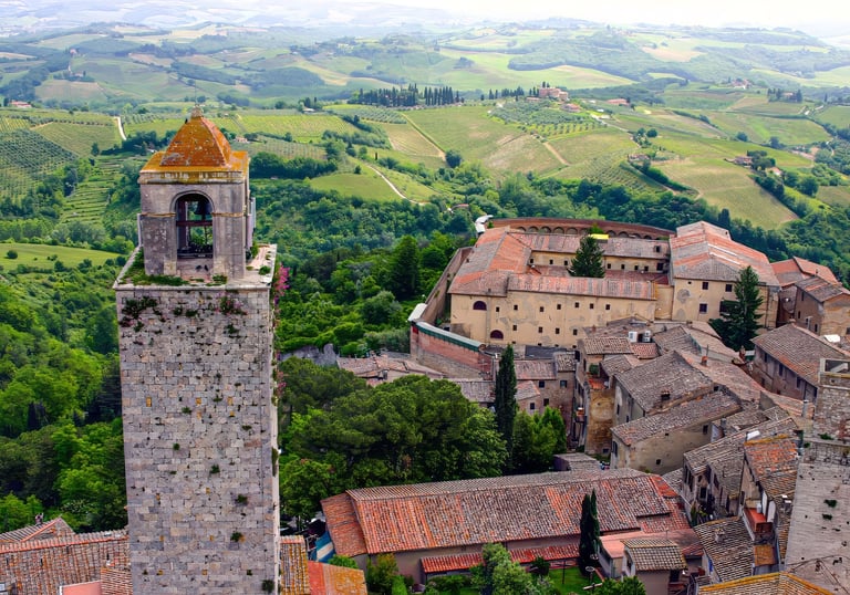 Italian Landscape in Tuscany