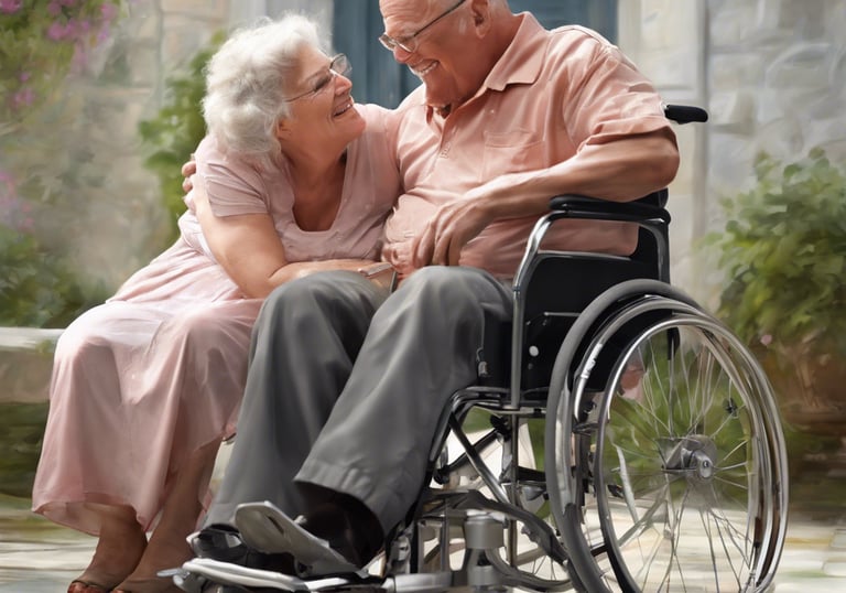 a wooden fence with flower pots on top of it