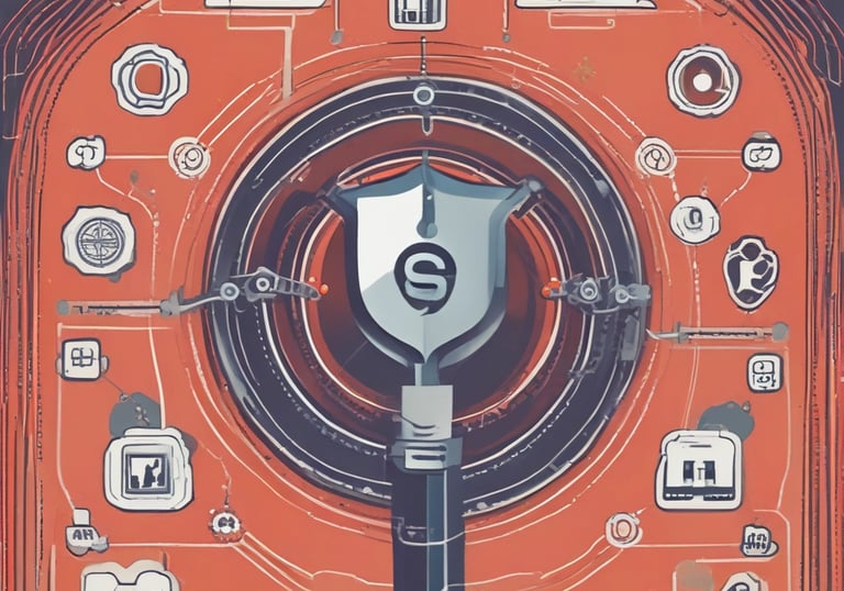 a man riding a skateboard down a street next to tall buildings