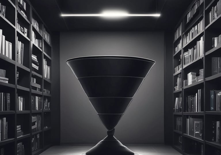 A modern workspace setup featuring a large monitor and a laptop displaying web pages. The desk has a wireless keyboard, a mouse, and a card labeled '#Hashtag Campaign'. The space is clean and organized with a focus on digital content.