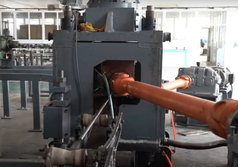Straightening process to ensure barbell shaft alignment