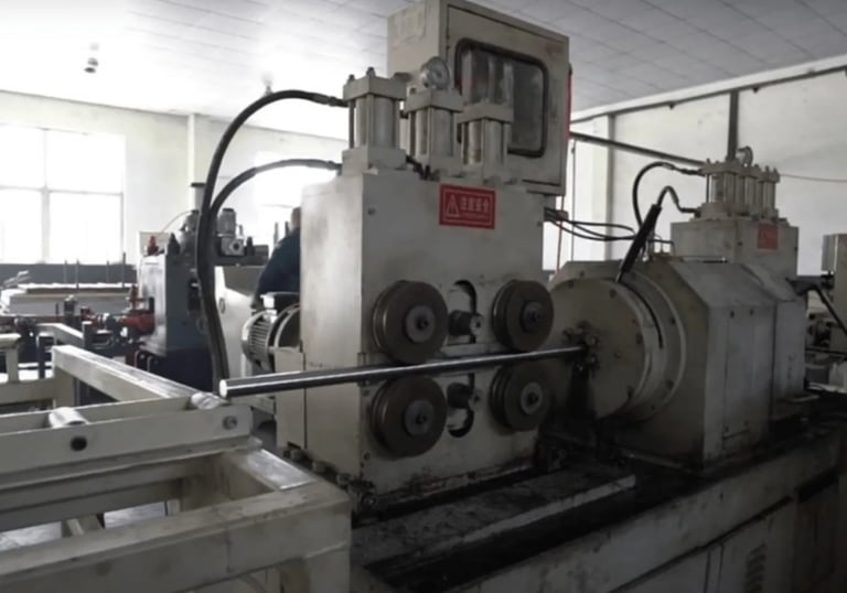 Surface treatment applied to barbell materials before machining