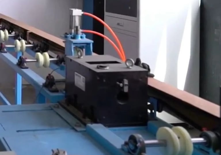 X-ray inspection performed to detect internal defects in barbell components