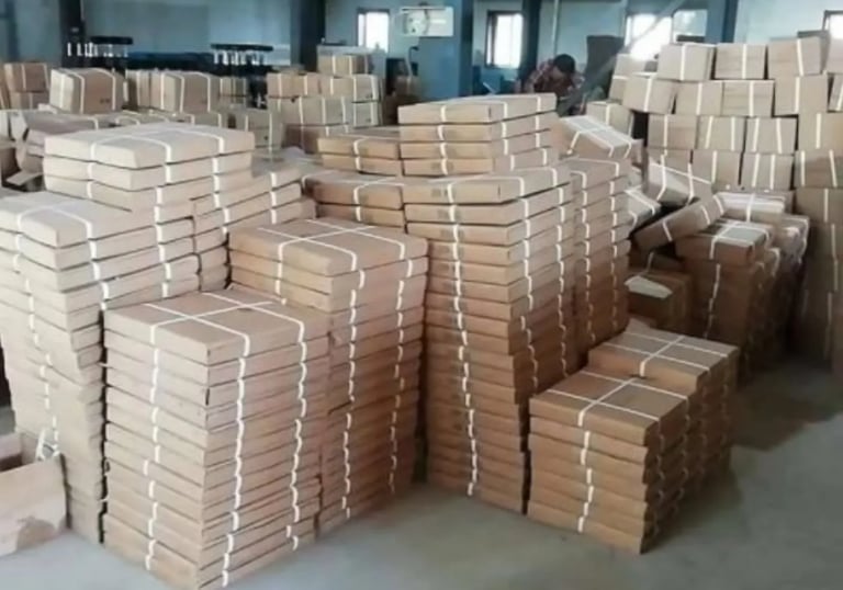 Finished cast iron product ready for quality inspection and packaging