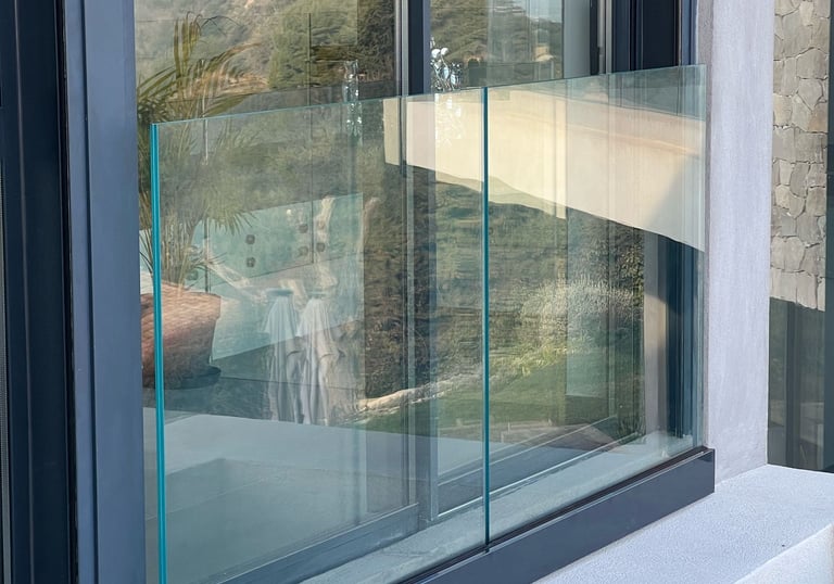 Garde corp en verre à Vence