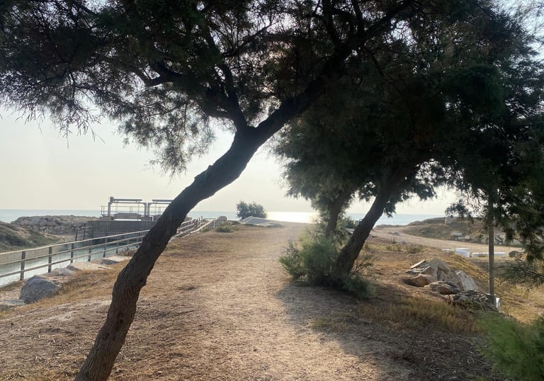 Acceso a la playa de la Goleta Tavernes