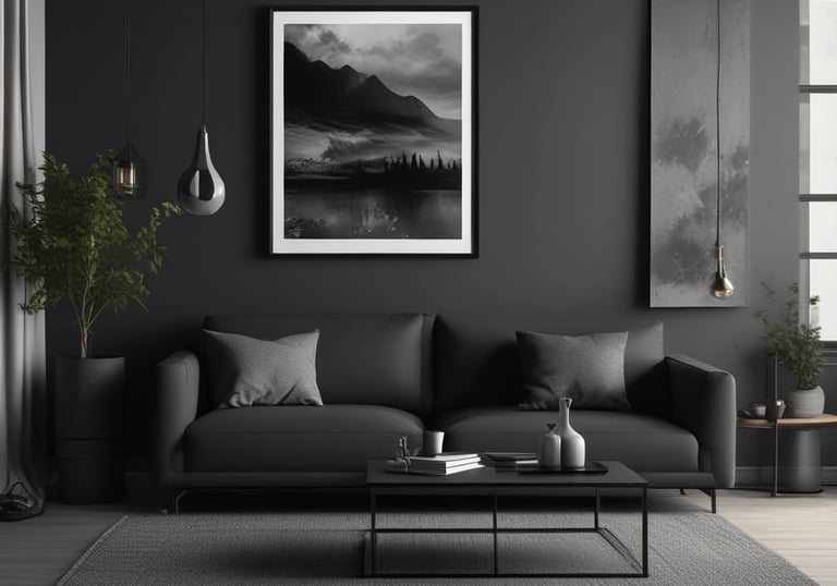 black and brown leather padded tub sofa