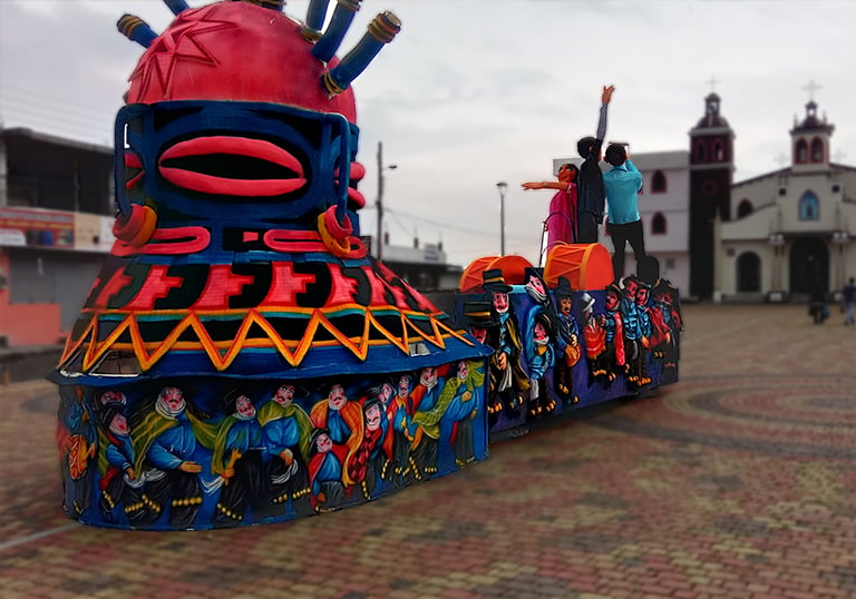 carro alegorico monumento