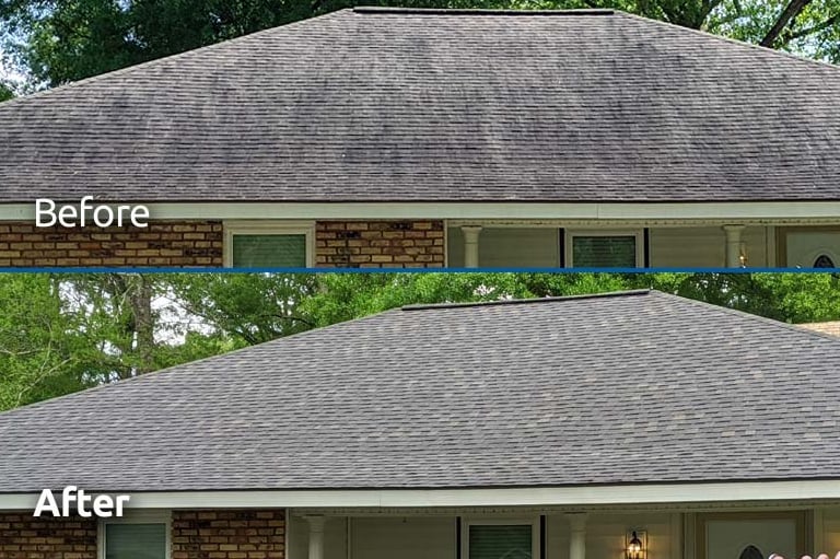 shingle roof before and after pompano beach fl 