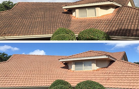 tile roof before and after pompano beach fl 