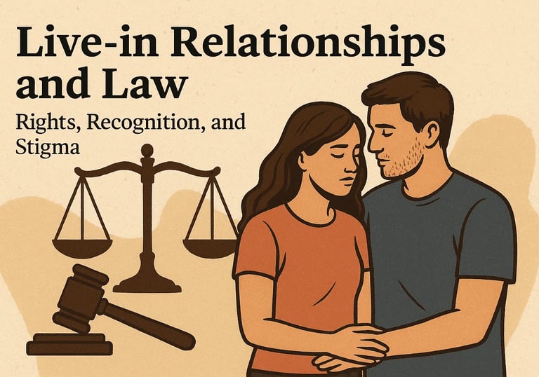 Live-in Relationships in India: Legal Rights, Case Laws & Social Stigma