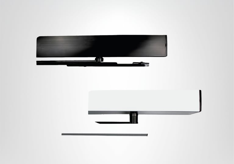 Brazo batiente automático para puertas.         Capacidad max: 150kg