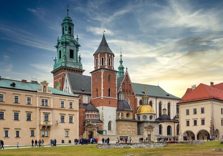 Casco Antiguo de Cracovia: Wawel, Catedral de Wawel, Palacio de Wawel