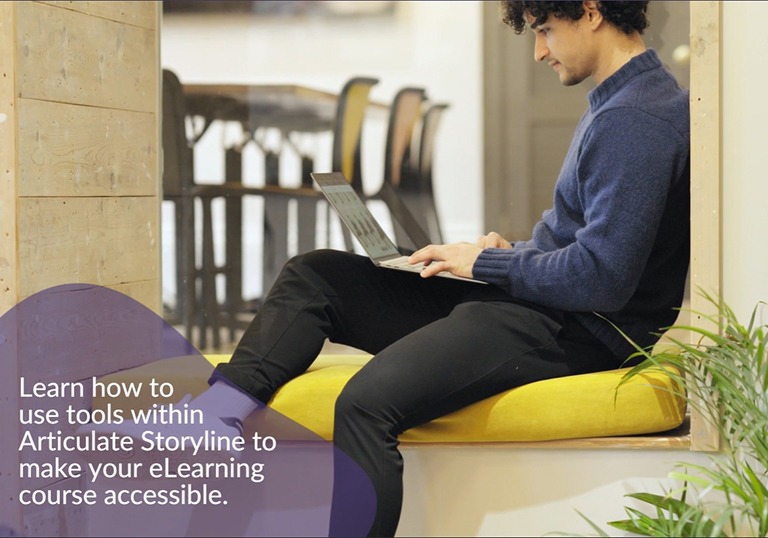 Screenshot of a video from a multimedia eLearning course.