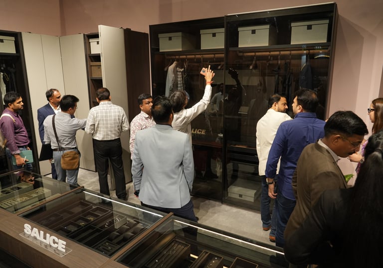 People visiting in the store of SR Enterprises