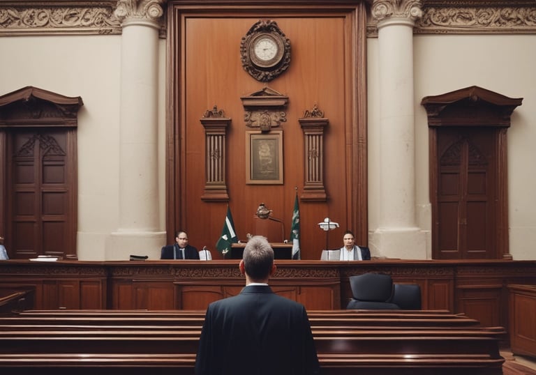 A diverse group of people sitting around a table engaged in a mediation session.