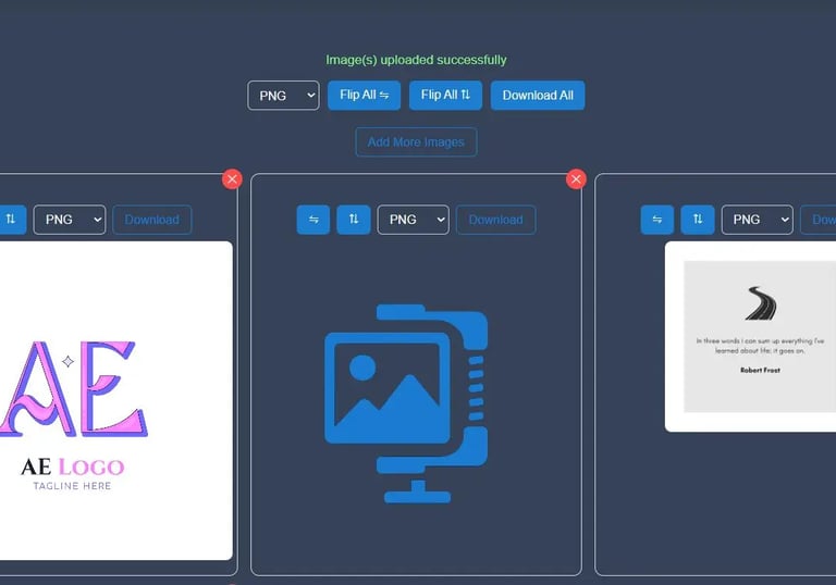 flip image horizontally - image flipper