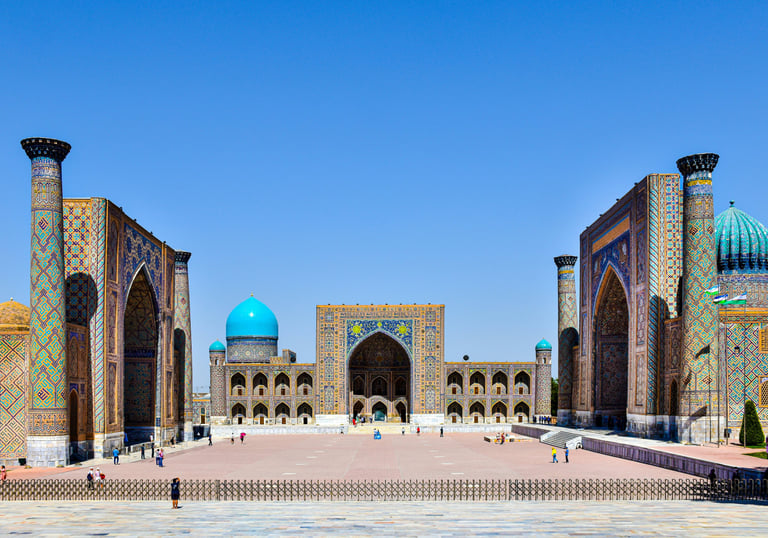 Registon Medrese, Samarqand, Uzbekistan