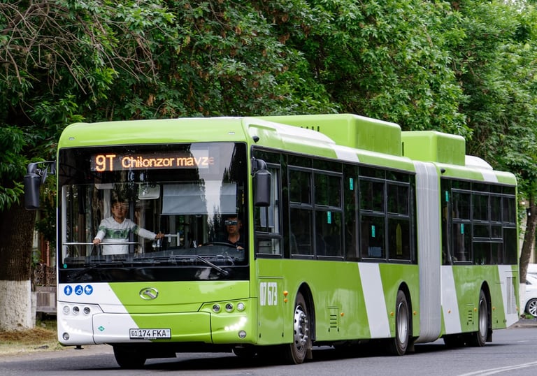 Автобус 9Т, Ташкент