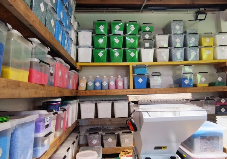 Local Plastnat, broyat de plastique 