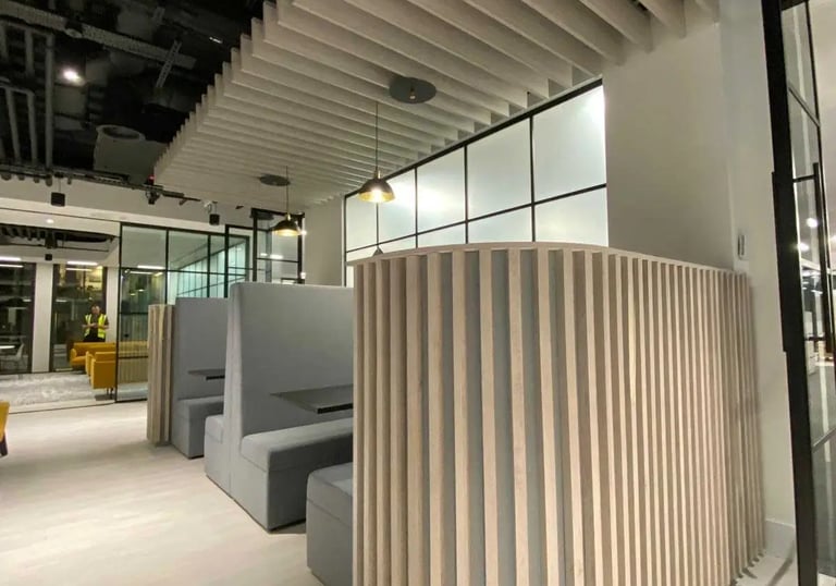 Acoustic room dividers and partitions UK