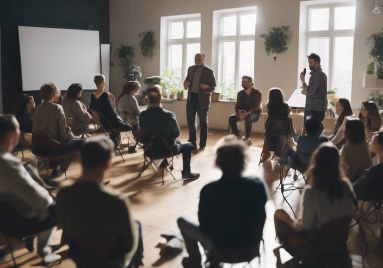 Creativity flowing advertisement