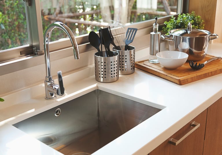 Plumbing repairs in Canton GA including faucet installation and garbage disposals