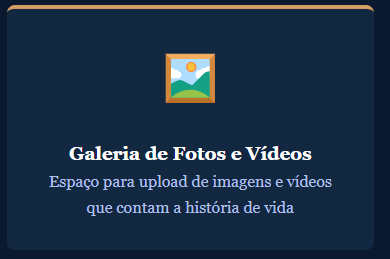 imagem demonstra como o site cemitério araçá sao paulo recebe fotos para uma pagina memórias online
