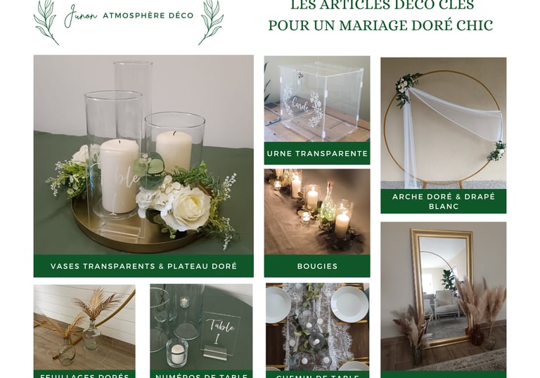 Les articles indispensables sur le thème doré chic
