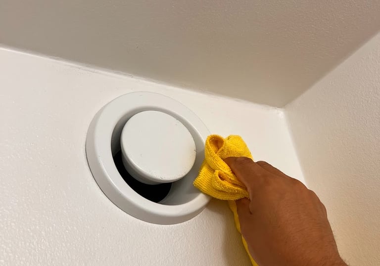 Rengöring av ventilation innan OVK