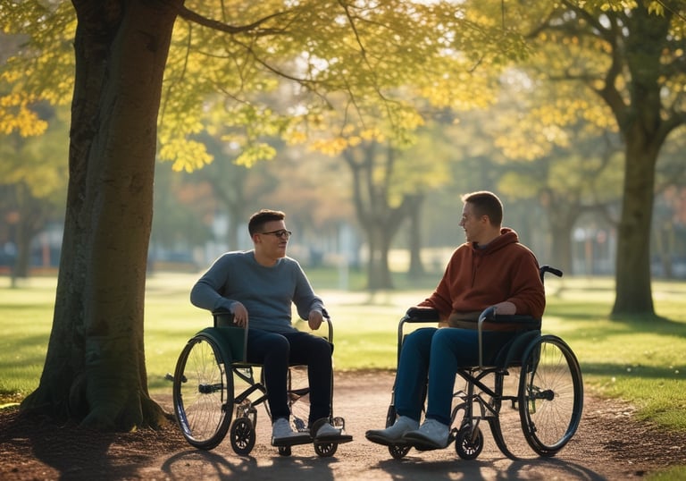 A nurse providing care to a patient in their home.