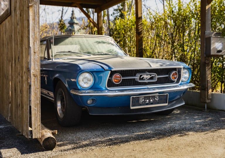 Ford Mustang, Carshooting, Oldtimer