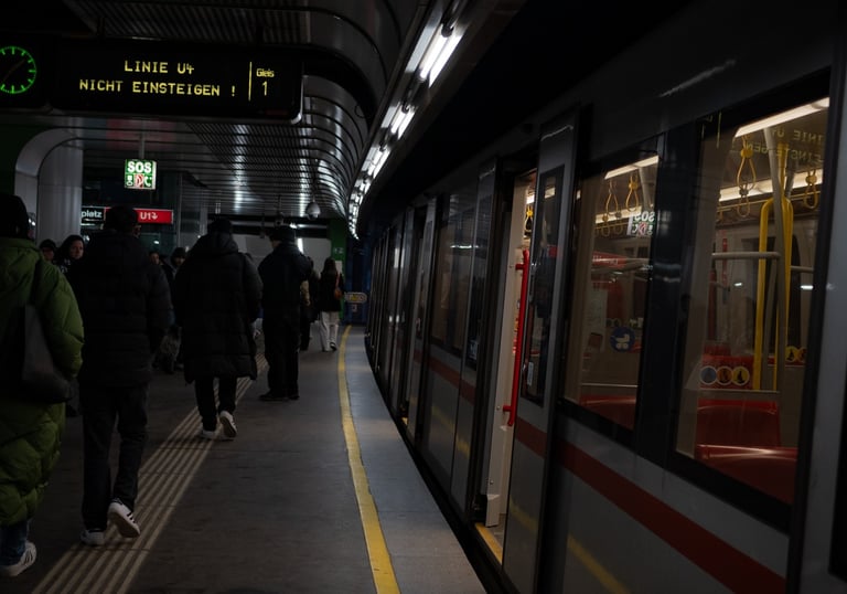 Wiener U Bahn, Streetfotografie