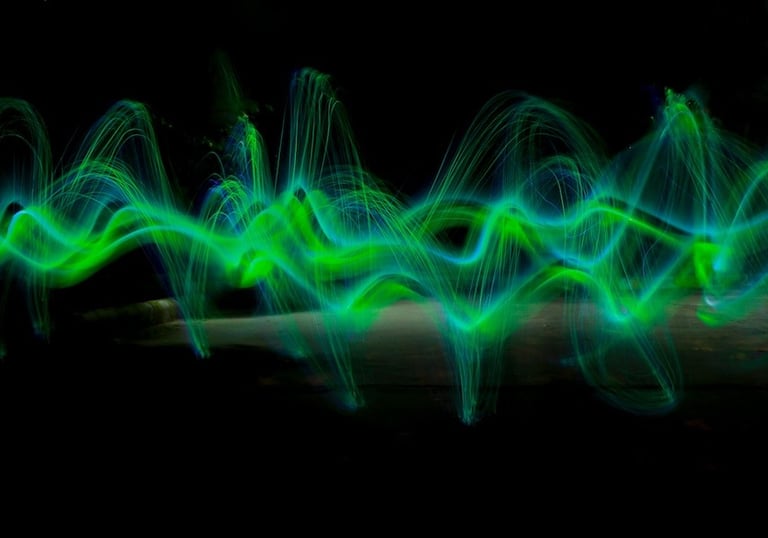 Squiggly waveform image