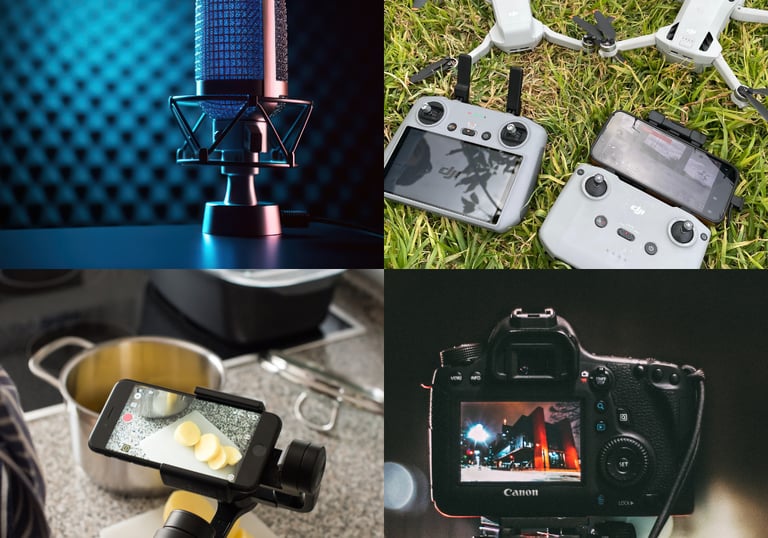 fotografía video dron podcast