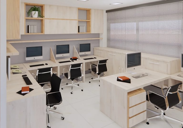 colaboradores escritorio corporativo